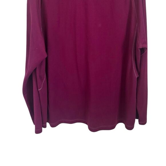 Tommy Bahama Men’s Firewall Half-Zip Sweatshirt Burgundy Sporty size XXL - Picture 4 of 9
